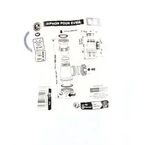 Trefilaction, Siphon plastique évier diam 40mm