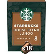 Starbucks, Café capsules lungo House Blend intensité 8 x18