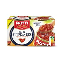 MUTTI, Pulpe de tomates olivettes en dés