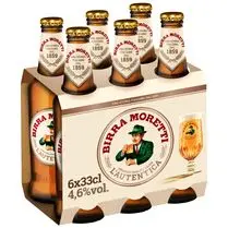 BIRRA MORETTI, Bière Blonde Italienne