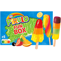 Pirulo, Glaces à l'eau fun box