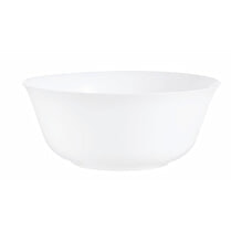 Le moins cher, Saladier blanc opale en verre diamètre 21cm