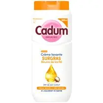 Cadum, Crème lavante Surgras au beurre de karité