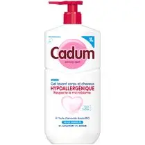 Cadum, Gel lavant  Corps et cheveux hypoallergénique