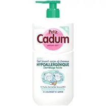 Cadum, Gel lavant  Corps et cheveux hypoallergénique démêlage facile