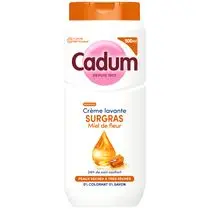 Cadum, Crème lavante Surgras miel de fleur