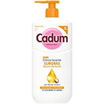 Cadum, Crème lavante Surgras beurre de karité