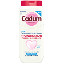 Cadum, Gel lavant Corps et cheveux hypoallergénique