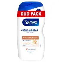 Sanex, Gel douche Crème surgras peaux sèches