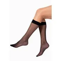 Tex baby, Mi-bas mousse noir taille unique x3