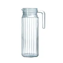 Carrefour, Pichet en verre 1l avec bouchon