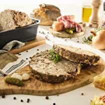 Cuisiné dans nos ateliers, Terrine de campagne