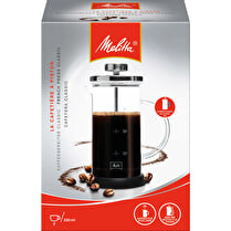 Melitta, Cafetière piston en verre 3 tasses