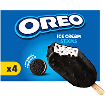 Oréo, Glaces bâtonnets vanille biscuit cacao