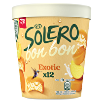 SOLERO, Bouchées glacées bonbon fruits exotiques