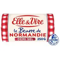Elle & Vire, Le beurre de Normandie Demi-sel