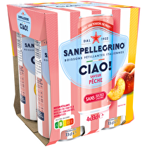 San Pellegrino, Boisson gazeuse aromatisée pêche Ciao