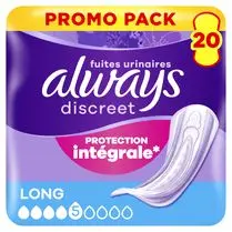 Always, Serviettes hygiéniques fuites urinaires Long