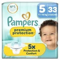 Pampers, Couches bébé  Premium protection T5