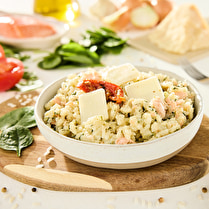 Cuisiné dans nos ateliers, Risotto saumon épinard parmesan