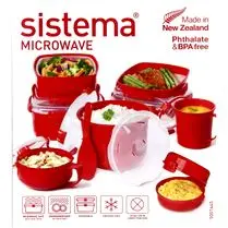 SISTEMA, Boite micro ondes plat rond 1,29l