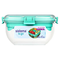 SISTEMA, Boite repas Salad Max 1,65 l + couverts