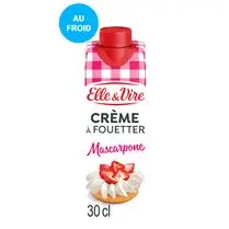Elle & Vire, Crème à fouetter & mascarpone 36.5% M.G