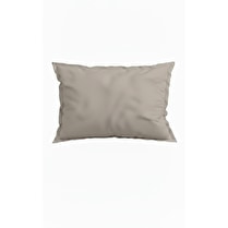 TEX HOME, Taie doreiller 100 % coton bio beige 50x70cm