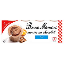 Bonne maman, Mousse au chocolat Chocolat au lait