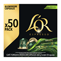 L'or, Capsules L'or espresso brésil x50
