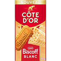 Côte d'or, Tablette biscoff blanc