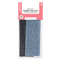 PRIMA, Réparation thermo-collante jeans 2 couleurs 12x20cm