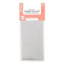 PRIMA, Réparation thermo-collante tissu gris 12x45cm