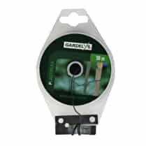 GARDELYS, Lien de jardin fil de fer plastifié 50m 0,6mm vert