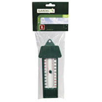 GARDELYS, Thermomètre extérieur sans mercure mini maxi 23cm