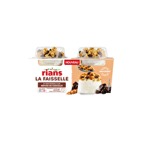 Rians, Faisselle protéiné et son granola pepites chocolat