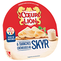 Coeur de lion, Froamge crémeux au skyr x6 tranches