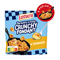 Lustucru, Tortellini à poêler Crunchy Fondant 4 fromages