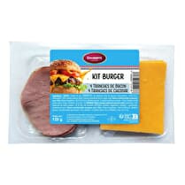 GOURMET DE L'ARTOIS, Kit burger: bacon x4 + cheddar x4