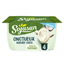 Sojasun, Yaourt soja onctueux nature coco enrichi en proteines