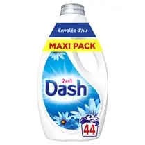 Dash, Lessive liquide 2 en 1 Envolée d'air - 44 lavages