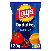Lay's, Chips Ondulées saveur paprika doux fumé