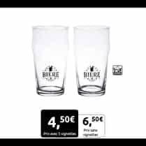 S. CHABAL, Verres à bière 57cl Noniq