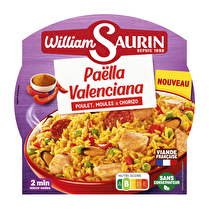 William Saurin, Plat cuisiné Paëlla Valenciana, Poulet, Moules et Chorizon