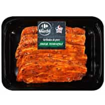 Carrefour, Poitrine de porc  marinée à la provençale x5