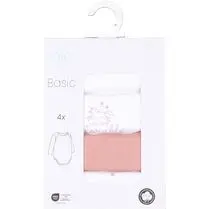 Tex baby, Bodies bébé coloris fuschia manches longues taille 12 mois x4