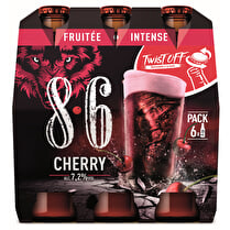 8.6, Pack cherry  7,2° 6 x 25cl