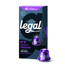 Legal, Capsules espresso intense n9 x10