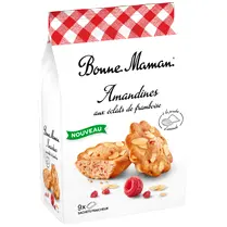 Bonne maman, Amandine aux éclats de framboise x 9