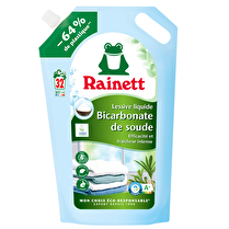 Rainett, Recharge lessive liquide bicarbonate de soude 32 lavages